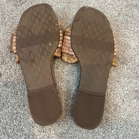 Sam Edelman Bambi Raffia Buckle Slide Sandals Size 6.5 - Picture 3 of 4